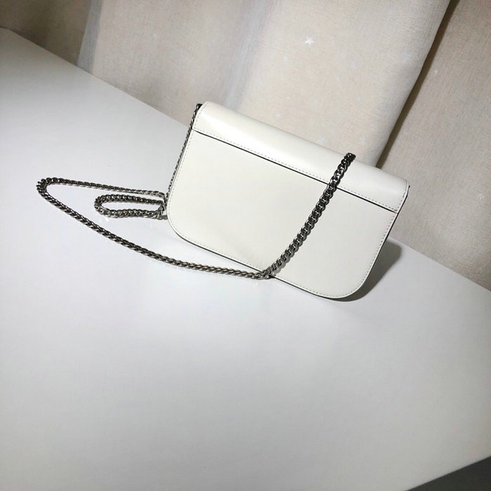 Prada Sybille Leather Bag White 1BD170