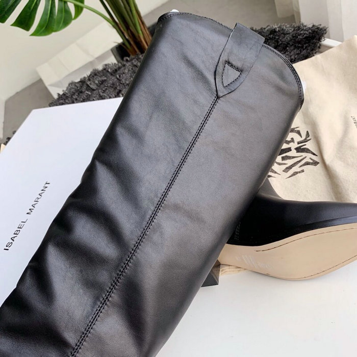 Isabel Marant Calfskin High Boots Black S10052