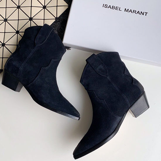 Isabel Marant Suede Ankle Boots Black S10051