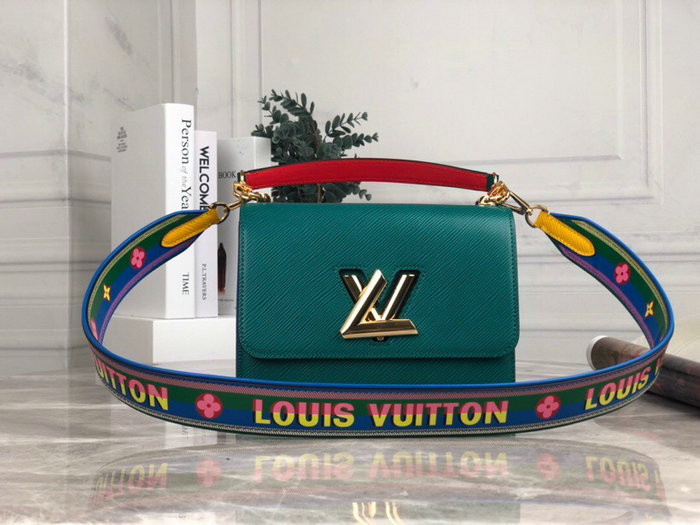 Louis Vuitton Epi Leather Twist MM Green M50282