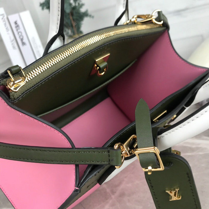 Louis Vuitton Smooth Leather City Steamer MM Pink M55062