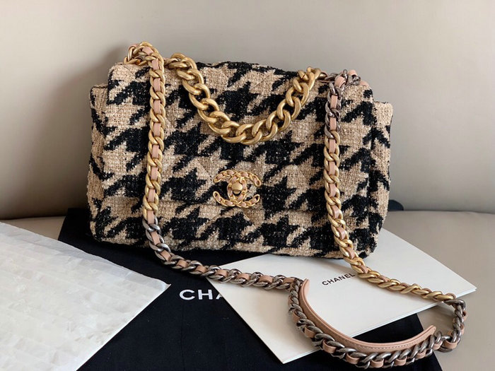 Chanel 19 Large Flap Bag Beige AS1161