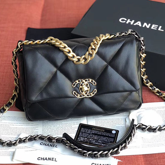 Chanel Goatskin Small Flap Bag Black A24101