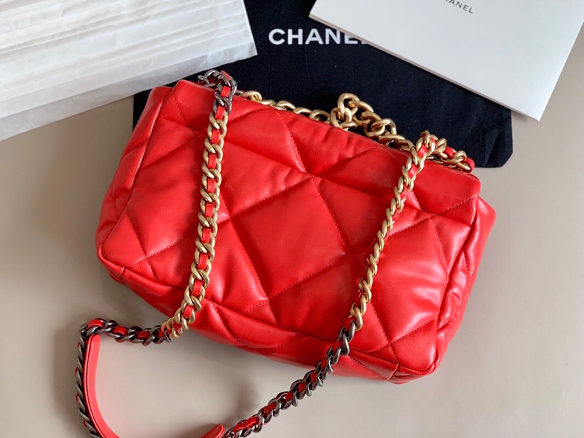 Chanel Goatskin Small Flap Bag Red A24101