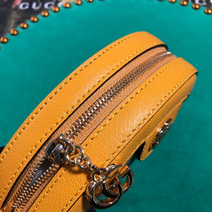 Gucci Ophidia GG Flora Mini Round Shoulder Bag 550618