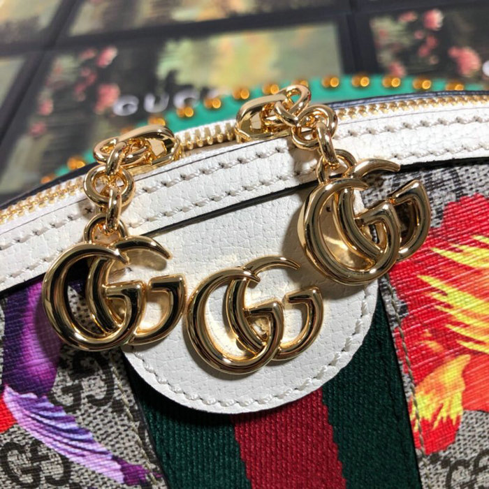 Gucci Ophidia GG Flora Small Shoulder Bag 499621