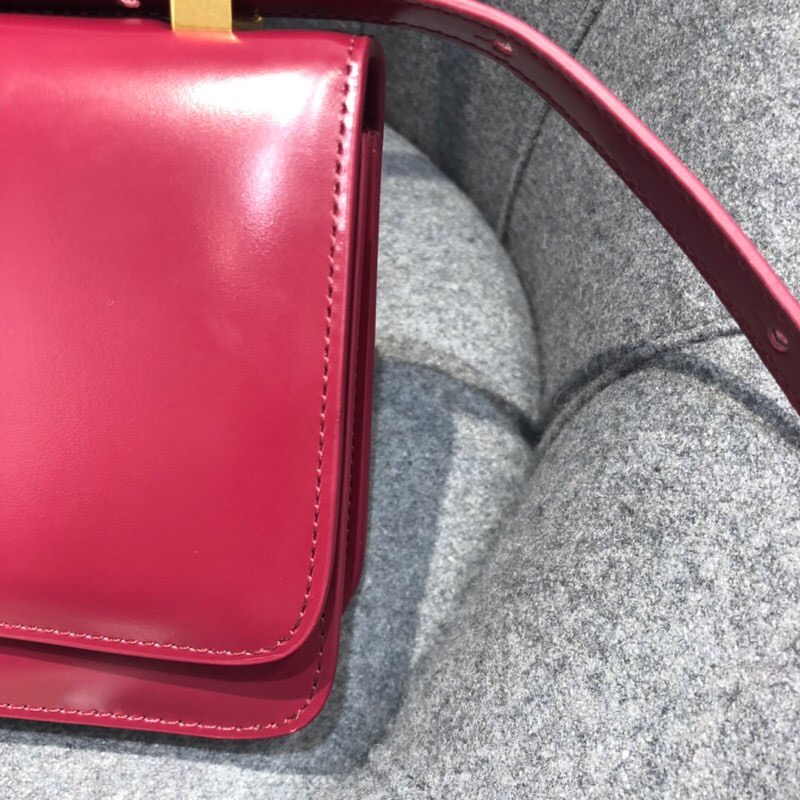 Mini BV Classic Bag In Spazzolato Calf Amaranto 587222