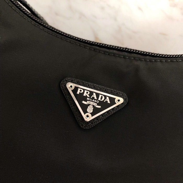 Prada Nylon Hobo Bag Black 1NE515