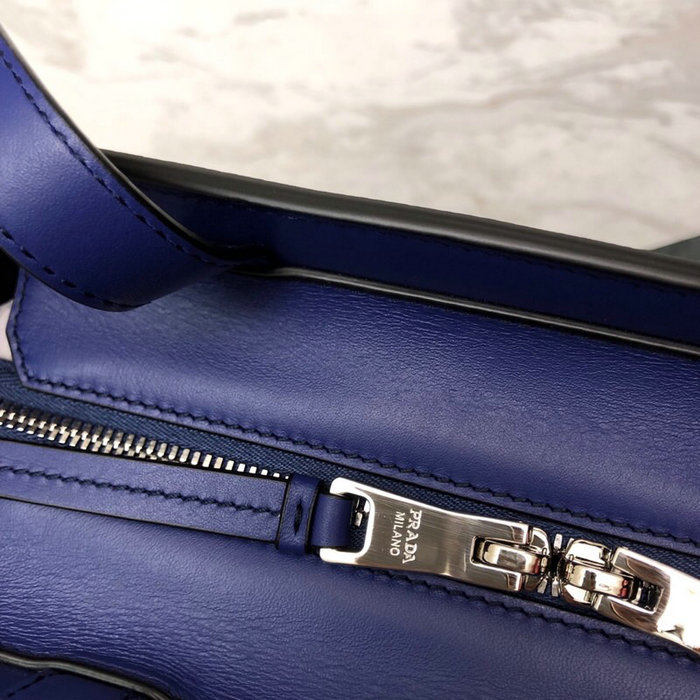 Prada Saffiano Leather Tote Bag Blue 1BG288