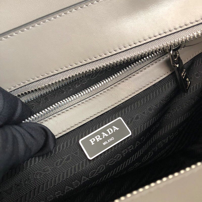 Prada Saffiano Leather Tote Bag Grey 1BG288