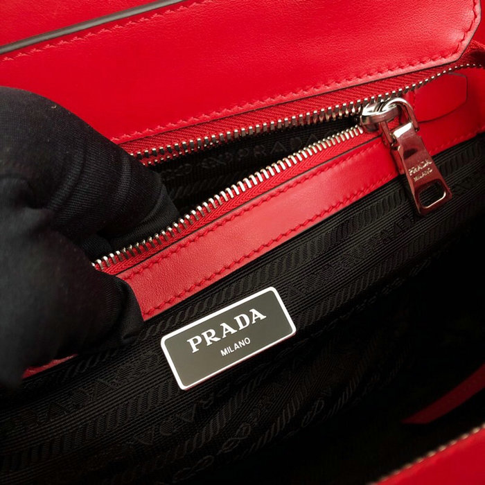 Prada Saffiano Leather Tote Bag Red 1BG288