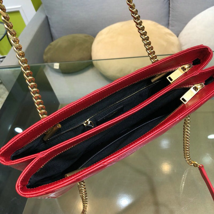 Saint Laurent Tribeca Small Shopping Bag Red 568865