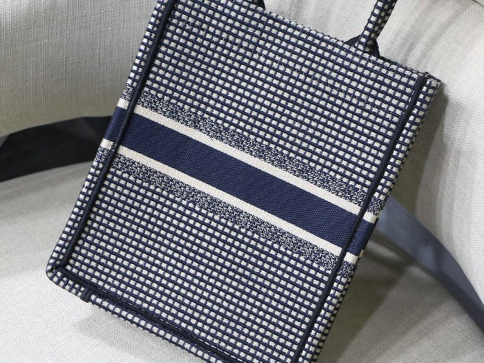 Dior Embroidered Canvas Book Tote Bag D11124