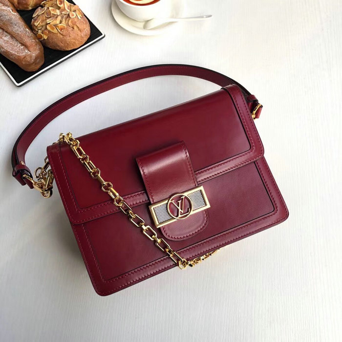 Louis Vuitton Dauphine MM Burgundy M55835