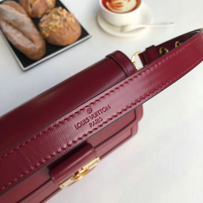 Louis Vuitton Dauphine MM Burgundy M55835