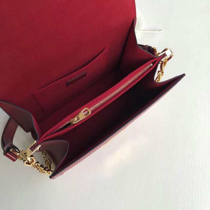 Louis Vuitton Dauphine MM Burgundy M55835