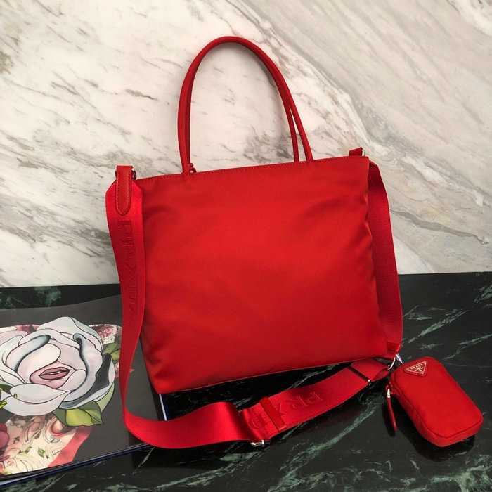 Prada Nylon tote Red 1BG320