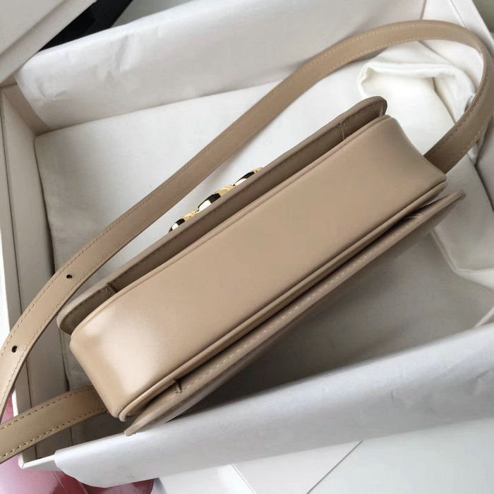 Celine Medium Triomphe Bag in Shiny Calfskin Cream C03081