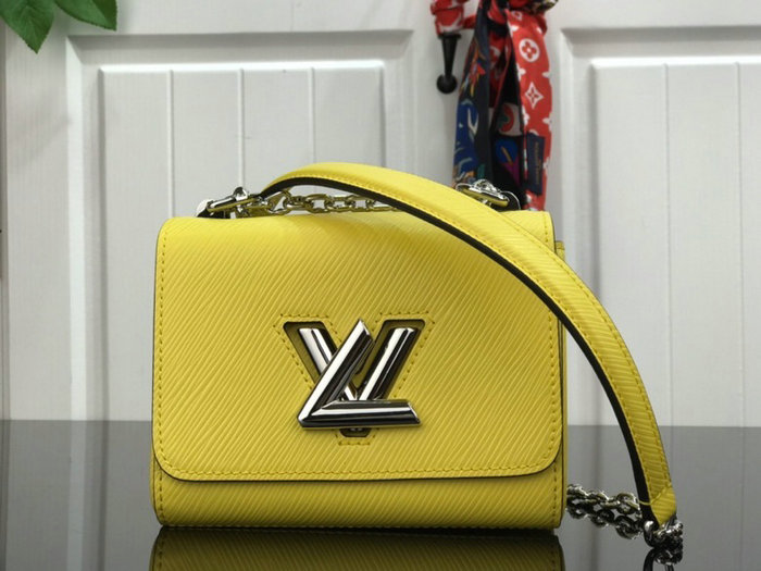 Louis Vuitton Epi Leather Twist Mini Yellow M56117