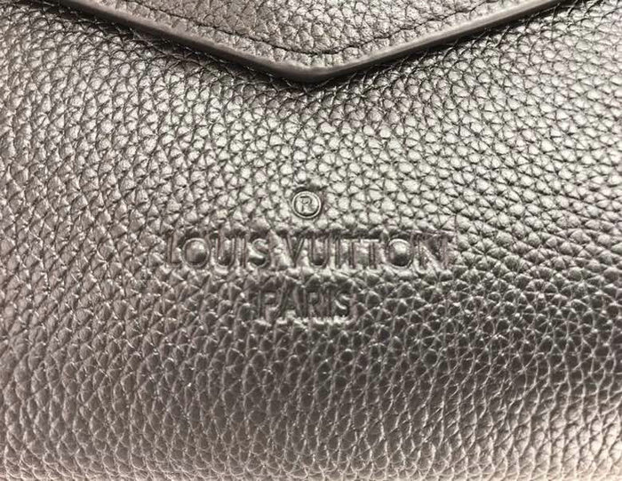 Louis Vuitton Soft Calfskin Lockme Tote PM Black M55845