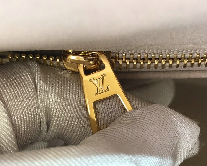 Louis Vuitton Soft Calfskin Lockme Tote PM White M55845