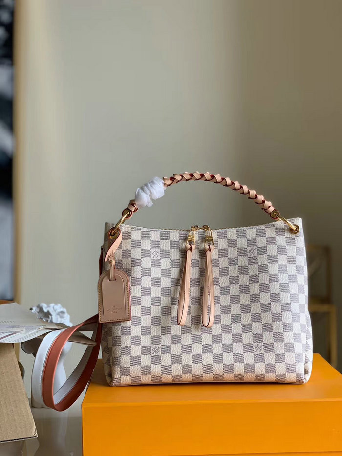 Louis Vuitton Damier Azur Beaubourg Hobo MM N40343