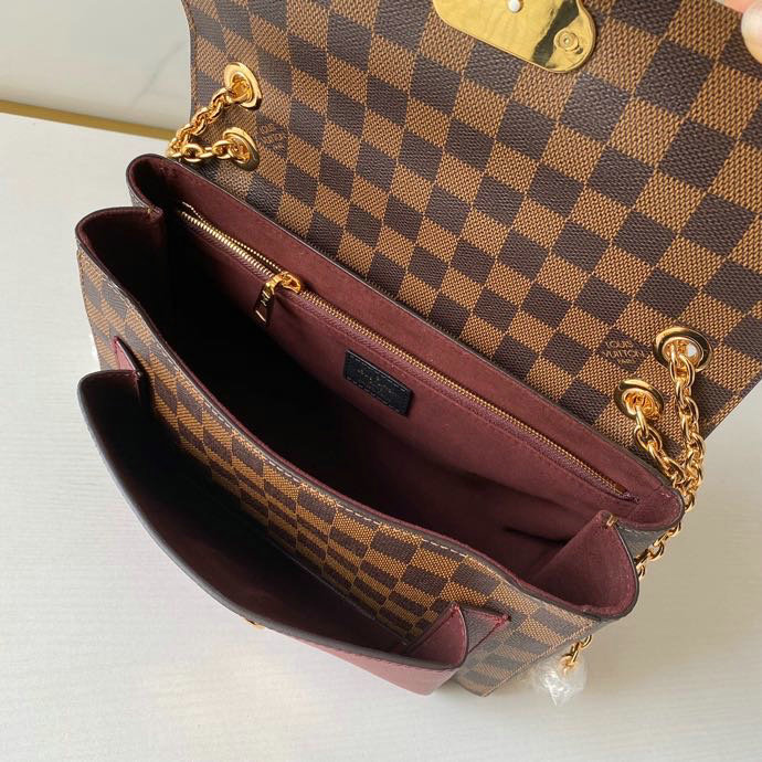 Louis Vuitton Damier Ebene VAVIN PM Burgundy N40312