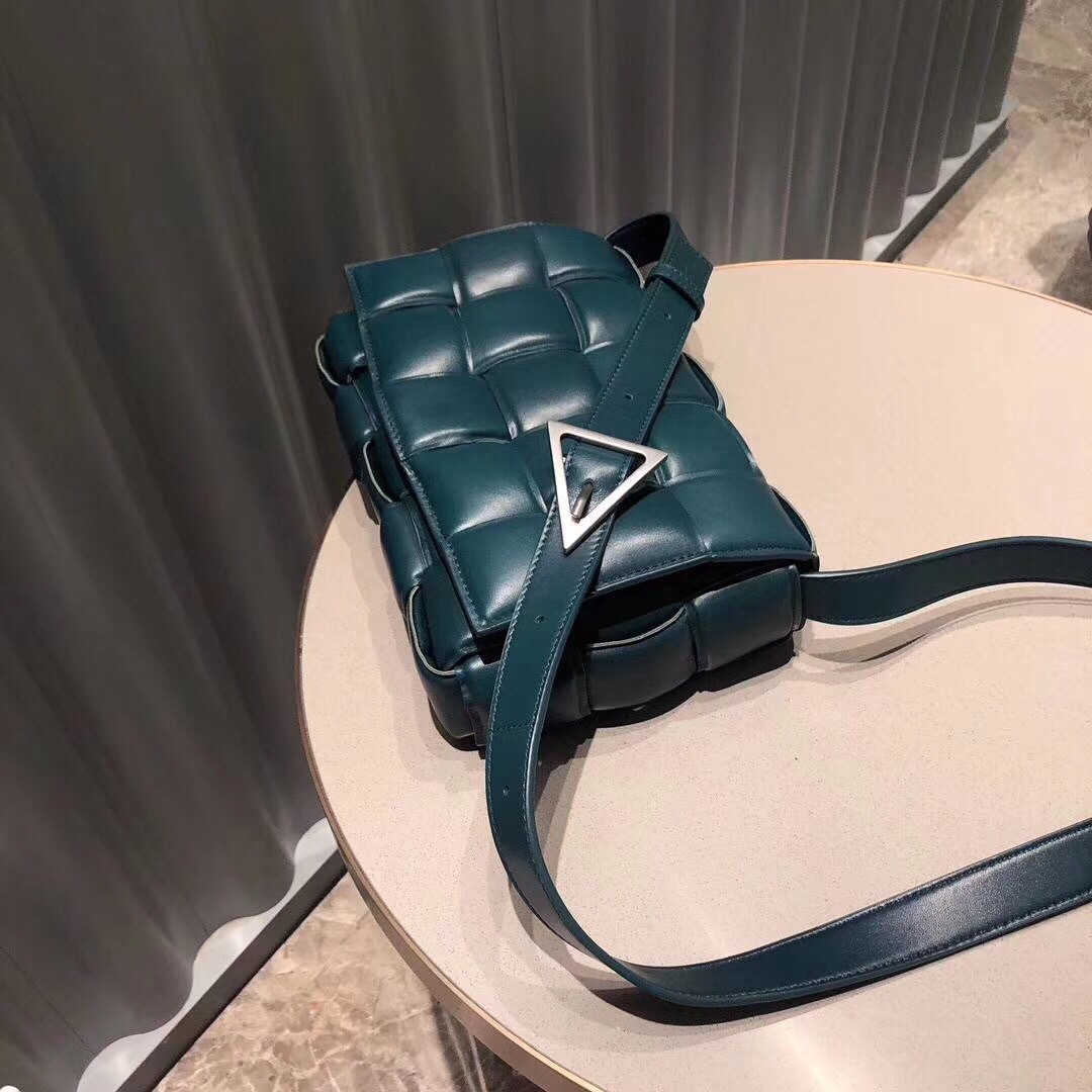 Bottega Veneta Padded Cassette Bag Green 591970