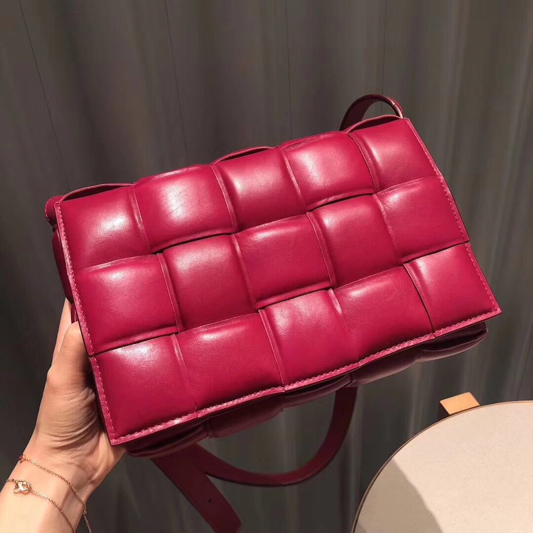 Bottega Veneta Padded Cassette Bag Red 591970