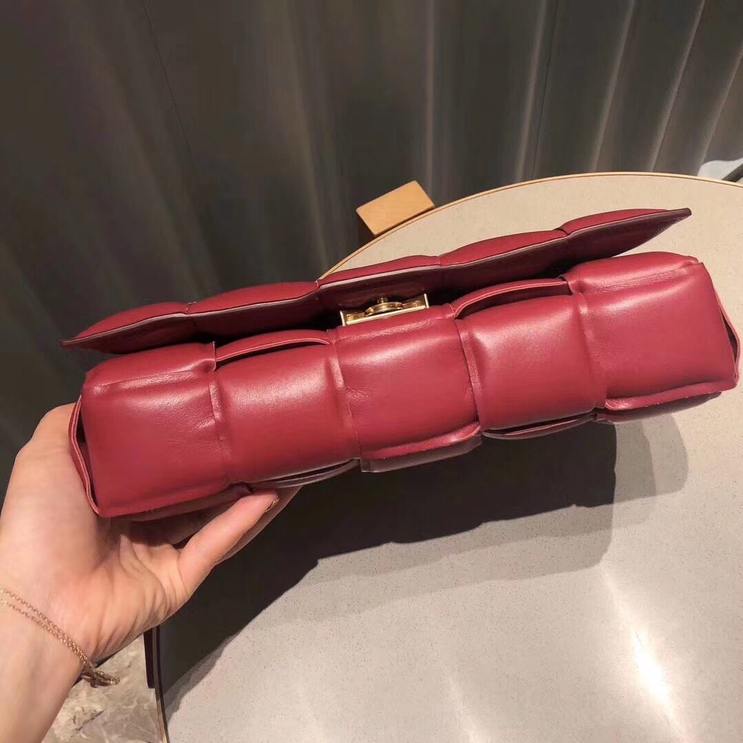 Bottega Veneta Padded Cassette Bag Red 591970