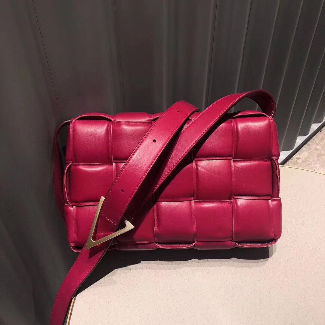 Bottega Veneta Padded Cassette Bag Red 591970