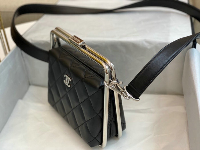 Chanel Lambskin Clutch Black AS1732