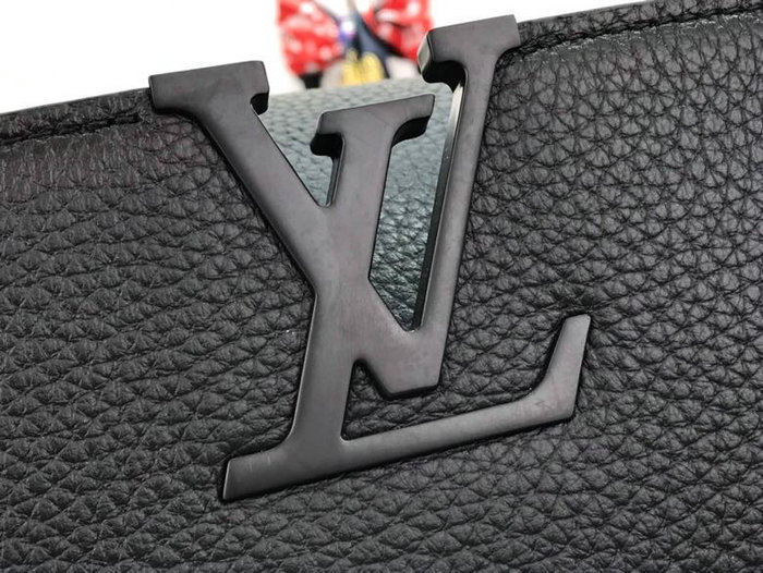 Louis Vuitton Taurillon Leather Capucines BB Black M55218