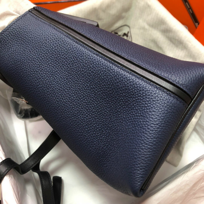 Hermes Kelly 24/24 Togo Leather Bag Blue H06131