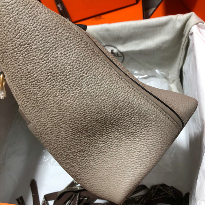 Hermes Kelly 24/24 Togo Leather Bag Grey H06131