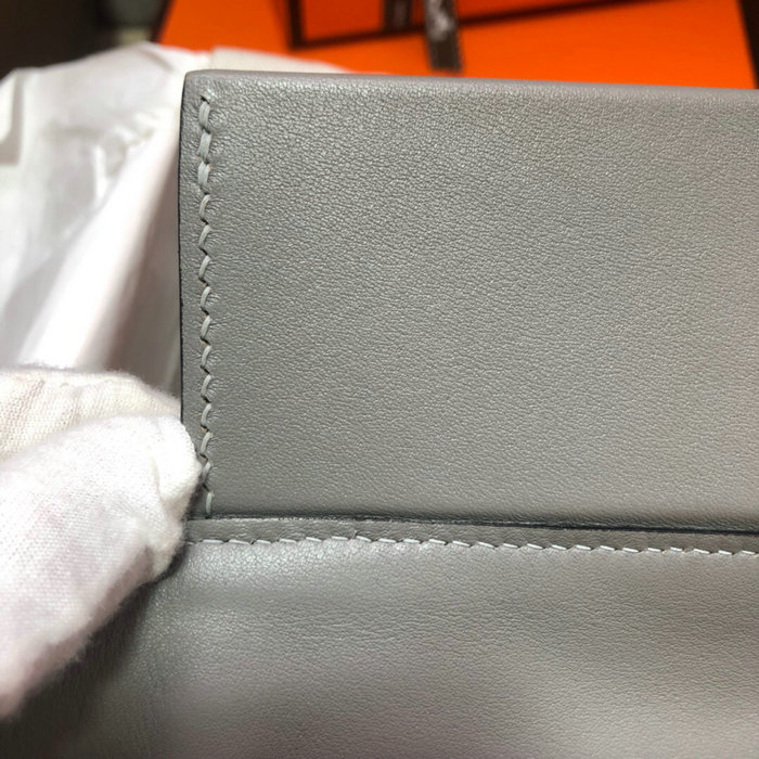 Hermes Kelly 24/24 Togo Leather Bag Light Blue H06131