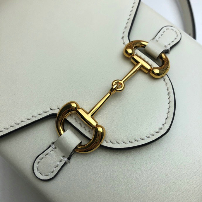 Gucci Horsebit 1955 Mini Bag White 625615