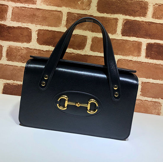 Gucci Horsebit 1955 Small Top Handle Bag Black 627323