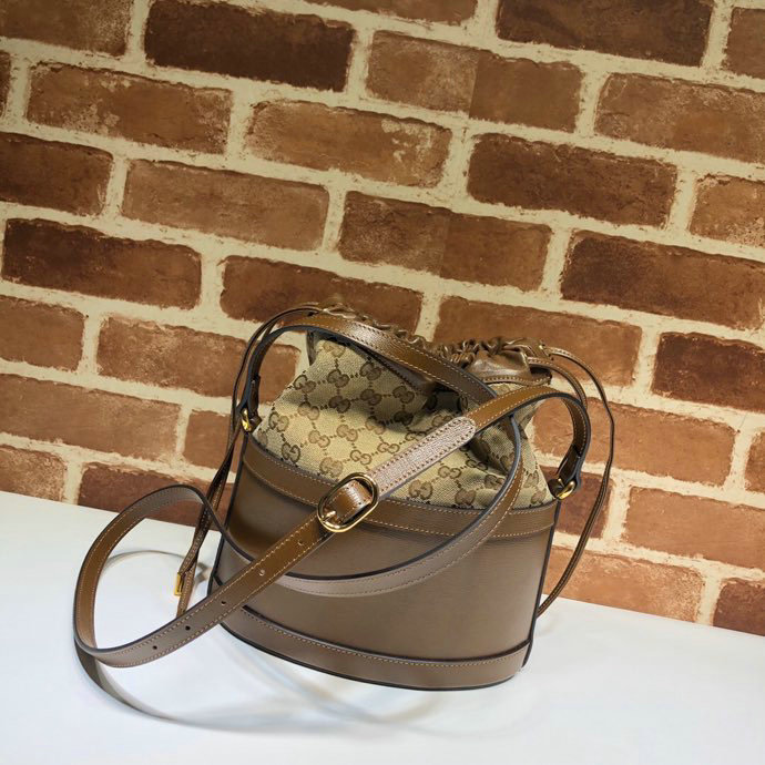 Gucci Horsebit 1955 bucket bag Brown 602118