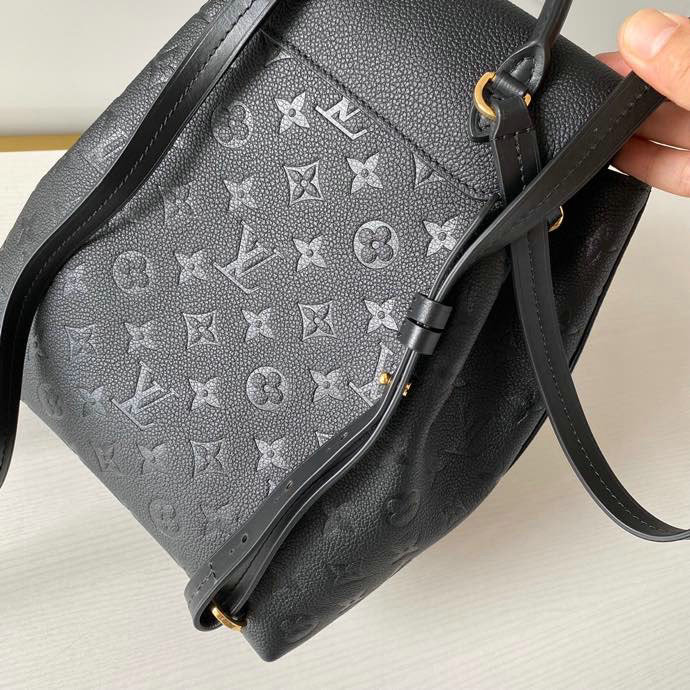 Louis Vuitton Montsouris Backpack Black M45205