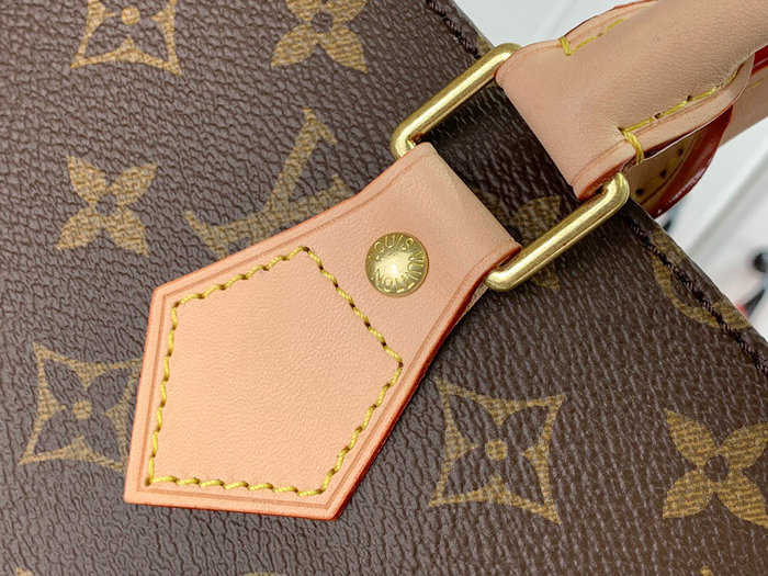 Louis Vuitton Sac Plat Hand Tote Bag Monogram M51140
