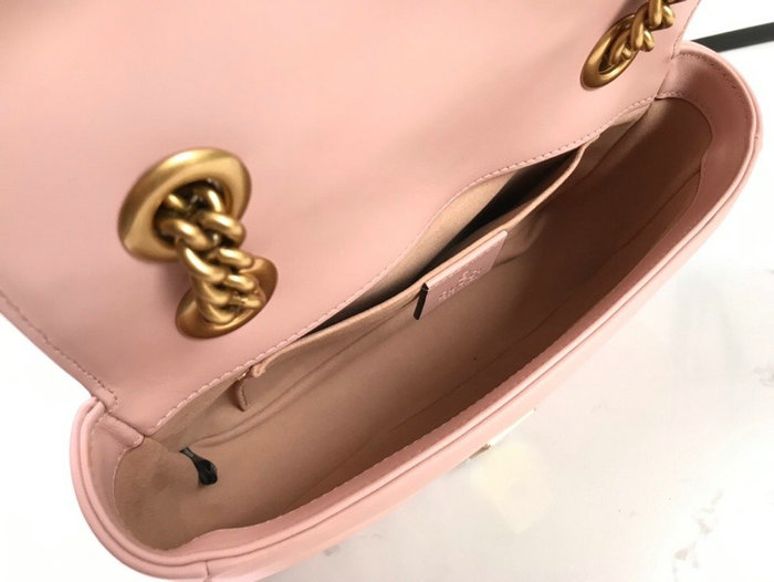 Gucci GG Marmont Matelasse Mini Bag Pink 446744