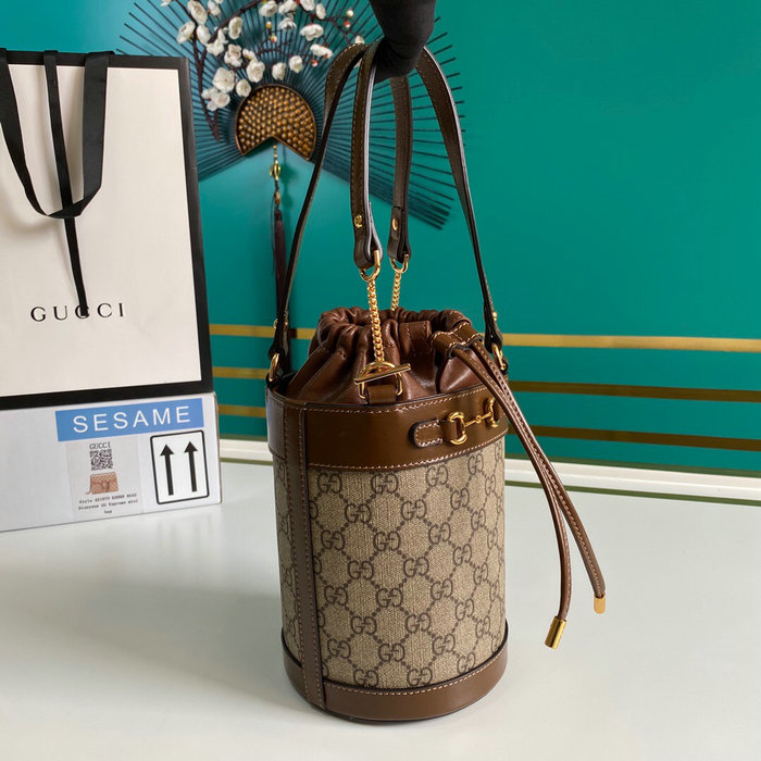 Gucci Horsebit 1955 Small Bucket Bag 637115