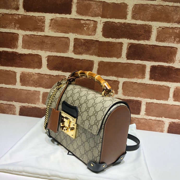 Gucci Padlock GG Small Bamboo Shoulder Bag 603221