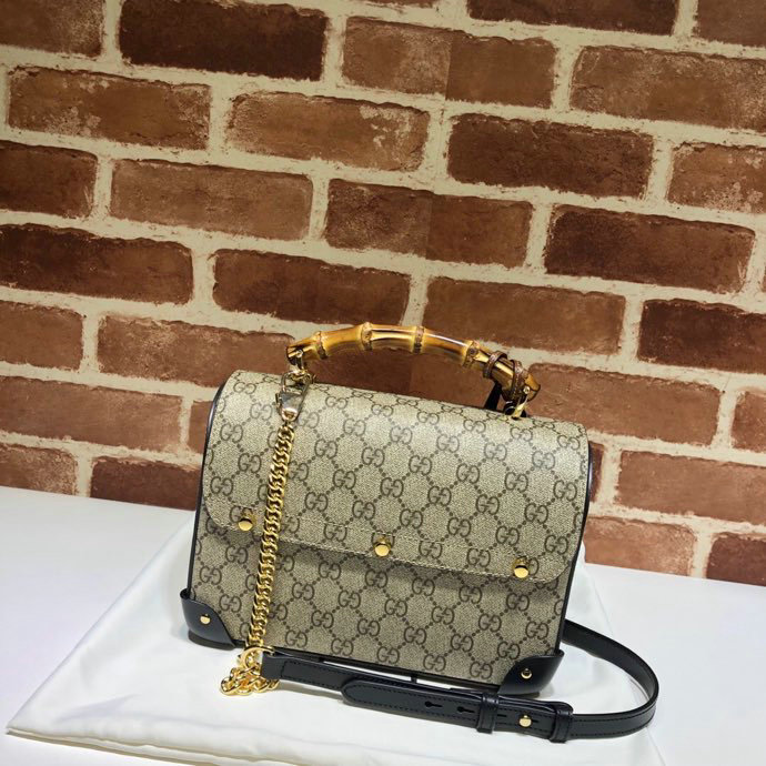 Gucci Padlock GG Small Bamboo Shoulder Bag 603221