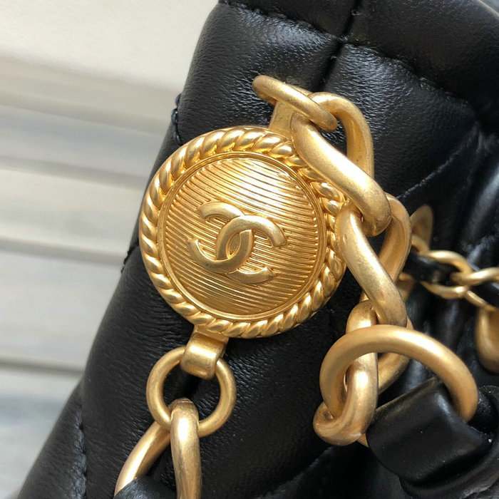 Chanel Lambskin Bucket Bag AS2057