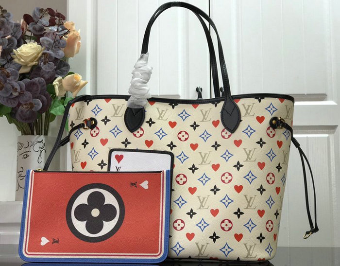 Louis Vuitton Game On Neverfull MM Tote Bag M57462