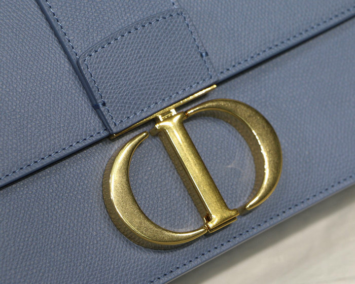 Dior 30 Montaigne Calfskin Bag Blue M9030