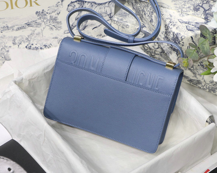 Dior 30 Montaigne Calfskin Bag Blue M9030