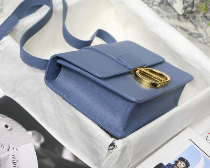 Dior 30 Montaigne Calfskin Bag Blue M9030